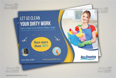 Cleaning Service Eddm Mailer Design Templates Cleaning Service Direct