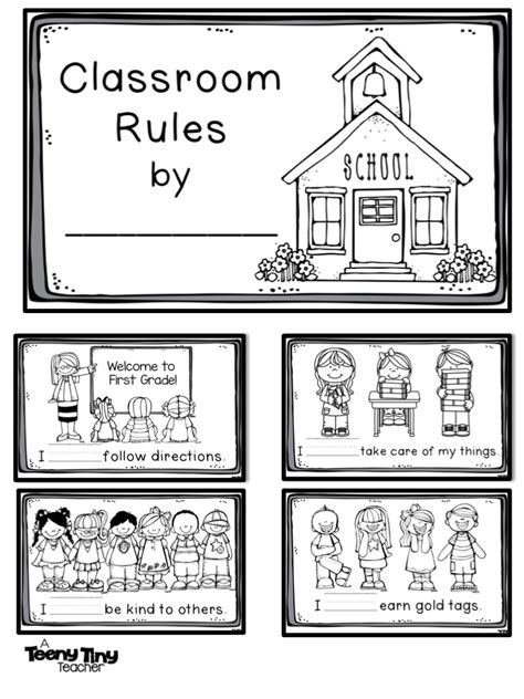 Freebielicious Classroom Rules Book