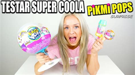 Testar Super Coola Pikmi Pops Surprise Diy Leksaker Youtube