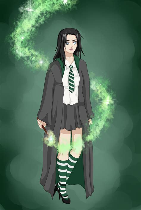 Harry Potter Slytherin Oc By Teufelspentagramm On Deviantart