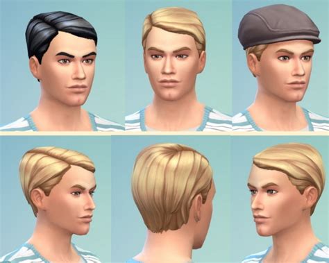 Birksches Sims Blog Dandy Hairstyle Sims 4 Hairs