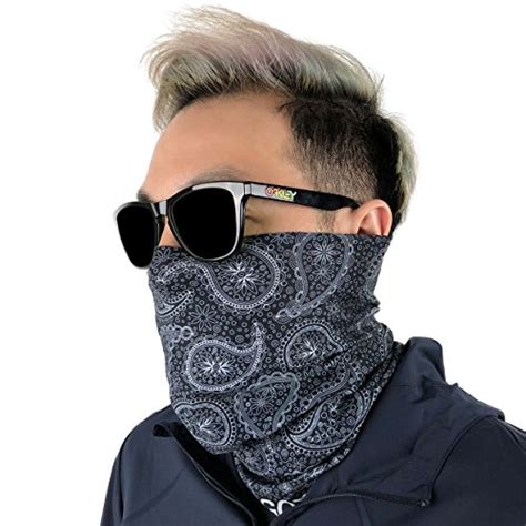 Paisley Face Mask Sun Wind Dust Protection Reusable Mask For Men