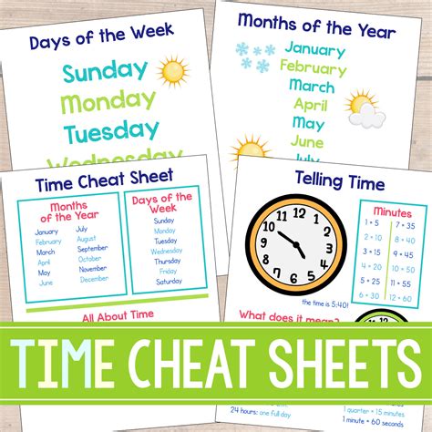 Time Card Cheat Sheet