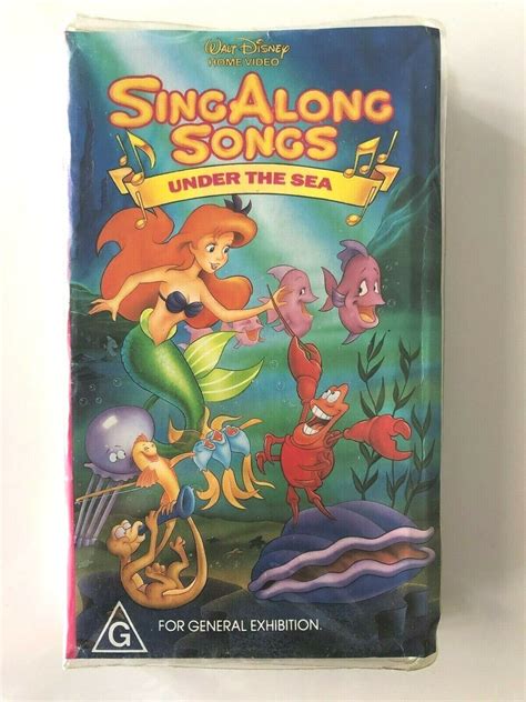 DISNEY SING ALONG SONGS UNDER THE SEA Babe MERMAID PAL VHS VIDEO EBay