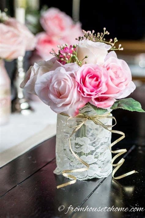 5 Simple But Elegant Pink Flower Centerpieces That Are Low Enough To