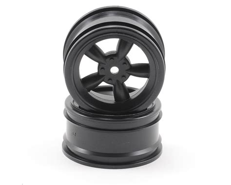 Hpi3816 Hpi 12mm Hex 26mm Vintage 5 Spoke Wheel 2 0mm Offset Black