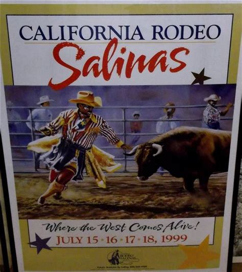 Salinas Rodeo Poster Parkway Drive Antiques