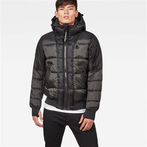 Whistler Quilted Hooded Bomber Grey G Star Raw®