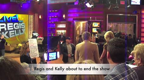 Live With Regis And Kelly Behind The Scenes Youtube