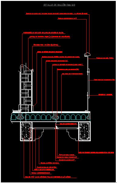 Balcony Detail Dwg Detail For Autocad Designs Cad