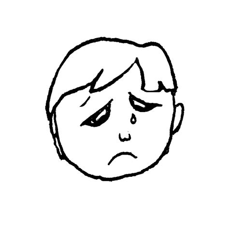 Free Black And White Sad Face Download Free Black And