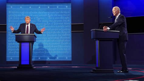 with cross talk lies and mockery trump tramples decorum in debate with biden the new york times