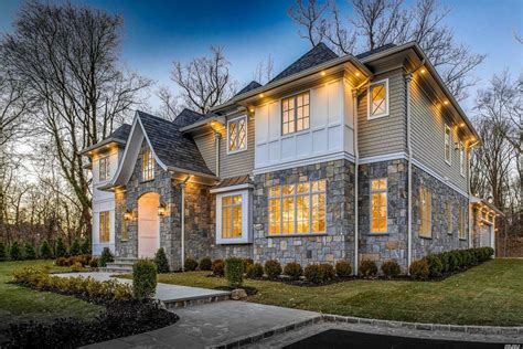 Magnificent Stone And Cedar Residence New York Luxury Homes