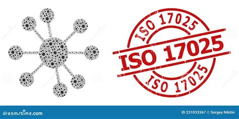 Node Relations Icon Fractal Composition And Distress Iso 17025 Badge