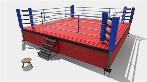 Boxing Ring Buy Royalty Free 3d Model By Studio Lab Studiolabdev