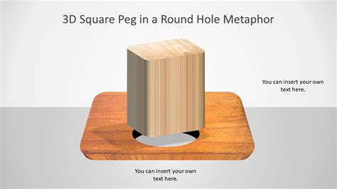 Square peg round hole — introduction 01:28. 3D Square Peg Round Circle Metaphor - SlideModel