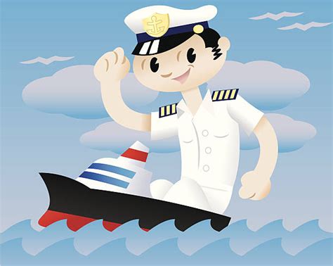 Royalty Free Cruise Ship Captain Uniform Cartoons Clip Art Vector