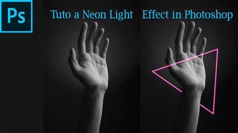 How To Make A Neon Light Effect In Photoshop Photoshop Tutorial Youtube