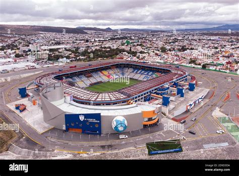 Luftaufnahme Des Estadio Hidalgo Heimat Des Fußballteams Pachuca In Pachuca Hidalgo Mexiko