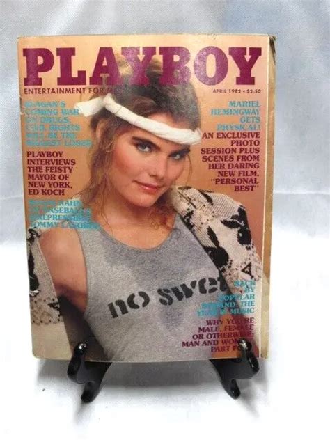 Playboy April Mariel Hemingway Linda Vaughn Fold Out Picclick