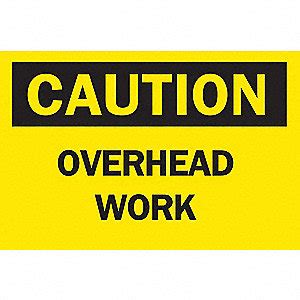 Maybe you would like to learn more about one of these? BRADY SIGN OVERHEAD WORK - Caution Signs - BDY22924 ...