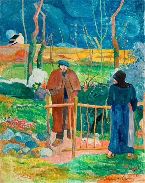 Paul Gauguin Bonjour Monsieur Gauguin Tableau De Gauguin Et Peinture