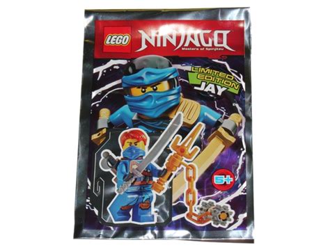 Jay 891615 Foil Pack Polybag Original Lego Ninjago Minifigure Limited