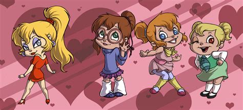 Chipettes And Charlene Brittany And The Chipettes Fan Art 40593765