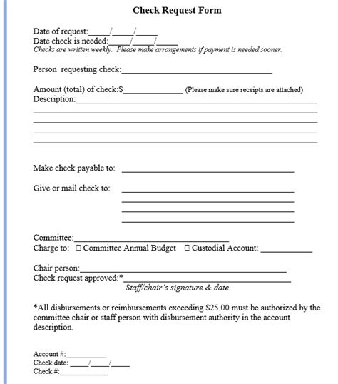 11 Free Cheque Requisition Templates Blue Layouts