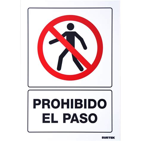 Lista 97 Imagen De Fondo Cartel De Prohibido El Paso Para Imprimir El
