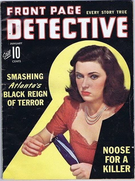 Front Page Detective Book Cover Art Comic Book Covers Pulp Magazine