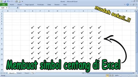 Cara Membuat Simbol Centang Pada Excel Tutorial Lengkap Theme Loader