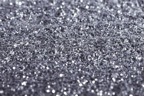 Silver Glitter Texture Festive Abstract Background Workpiece For