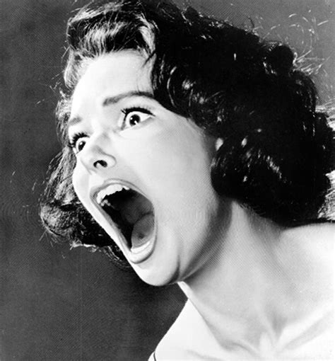 Vintage Scream Advertising Or Movie Promotional Photo Expressions