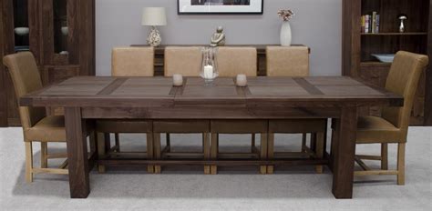 Best extending dining tables | smallest to largest. Kendo solid walnut dining room furniture extra large ...