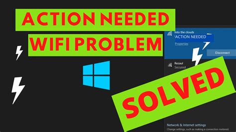 Action Needed Wifi Connection Problem In Windows Solution YouTube