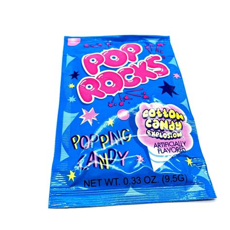 Pop Rocks Cotton Candy 9g Unit Count 24 American Candy N Drinks Ltd