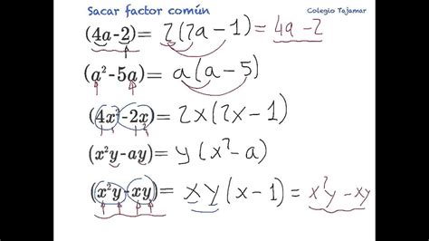 15 Video Álgebra Sacar Factor Común Mp4 Youtube