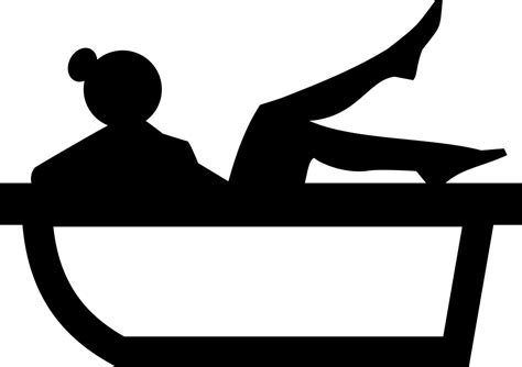 Bathtub ????? Hydro massage Shower Silhouette - bathtub png download - 980*692 - Free ...