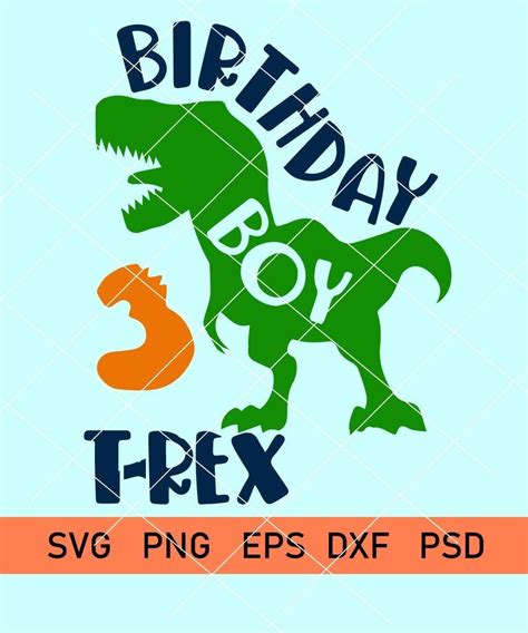Rex Svg, Birthday Svg, Dinosaur Birthday Svg, T-Rex Shirt Design, T-Rex