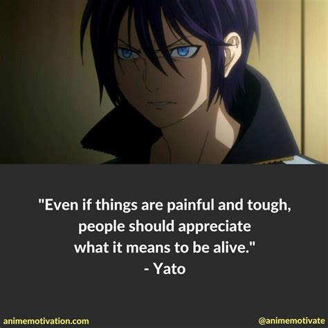 Yato Quote From Anime Noragami Anime Quotes Inspirational Anime