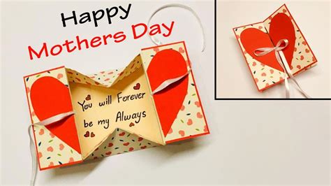 Mothers Day Cards Handmade Easy Happy Mothers Day Mother S Day Card Making Ideas