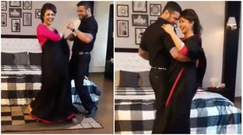 Divyanka Tripathi Shakes Her Booty With Yeh Hai Mohabbatein Co Star Karan Patel Watch Video
