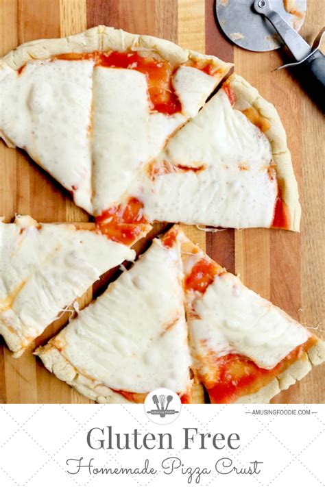 Shredded mozzarella and your favorite pizza toppings. This homemade gluten free pizza crust is really simple to ...