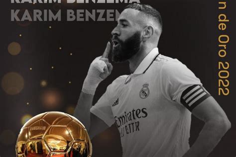 كريم بنزيما يفوز بالكرة الذهبية لأفضل لاعب في العالم 2022