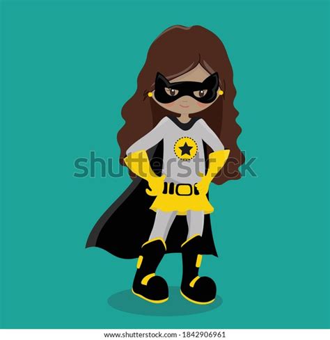 Super Hero Girl Design Vector Illustration Stock Vector Royalty Free