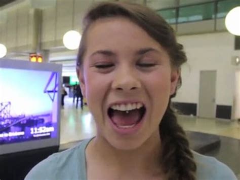 Bindi Irwin Has A Tongue Ring Video The Courier Mail