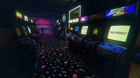 Hd Wallpaper Black Arcade Machines Video Games Atari Retro Games