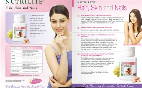 It promotes hair growth, prevents hair loss and has a positive effect on the skin. Nutri-wellness Tathastu!!!: Nutrilite Hair, Skin and nails ...