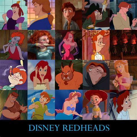 Disney Redheads By Jeffersonfan99 On Deviantart